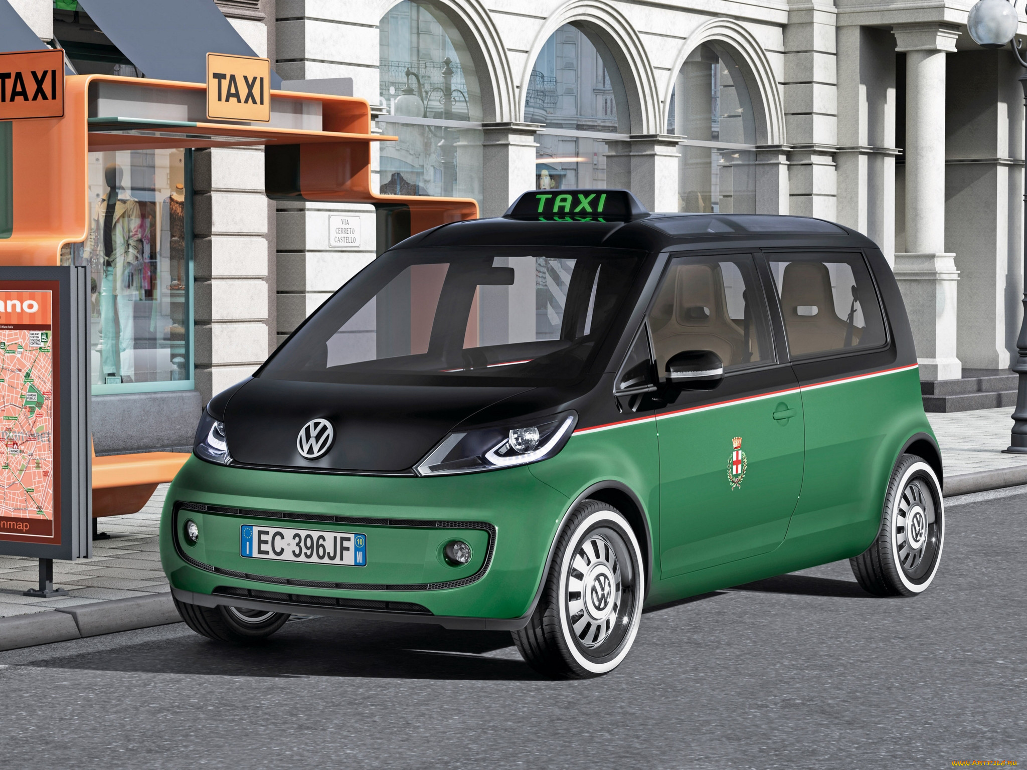 volkswagen milano taxi concept 2010, , volkswagen, 2010, concept, taxi, milano